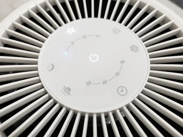 Amazonベーシック 空気清浄機 タッチパネル