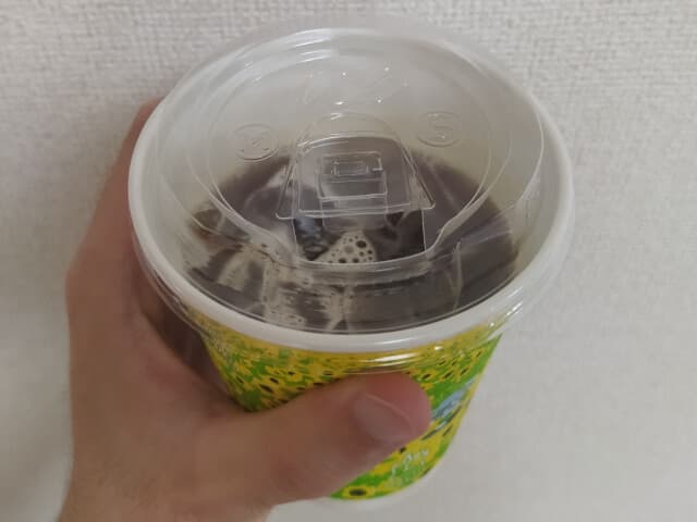 MACHI café　アイスコーヒー（S）　上面図