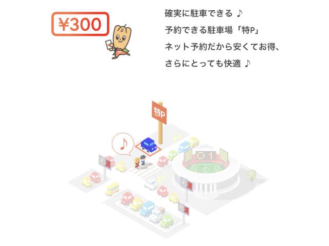 駐車場探しには特Pがオススメ