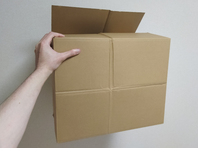 ネットオフ　本・DVD　販売コース 段ボール組み立て
