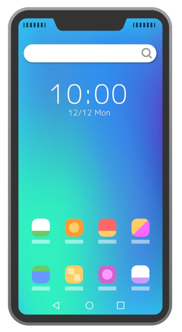 スマホホーム画面どんな感じ？